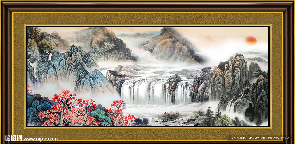 山水国画