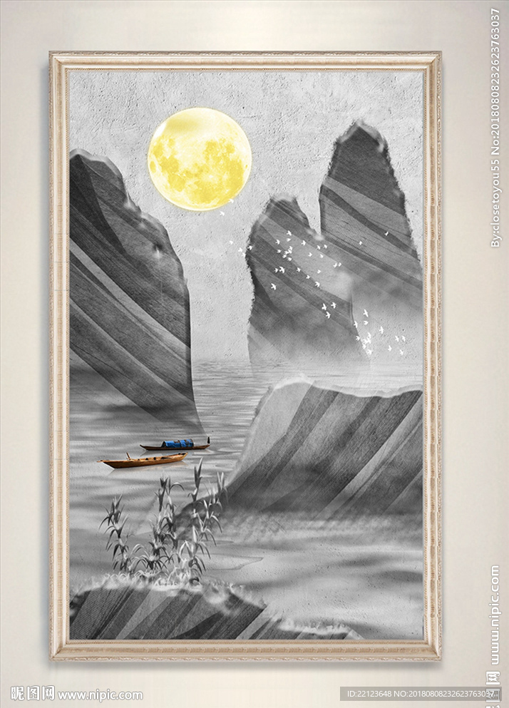 现代水墨新中式装饰画
