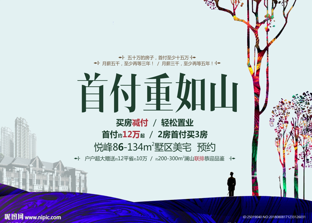湖山创意展板