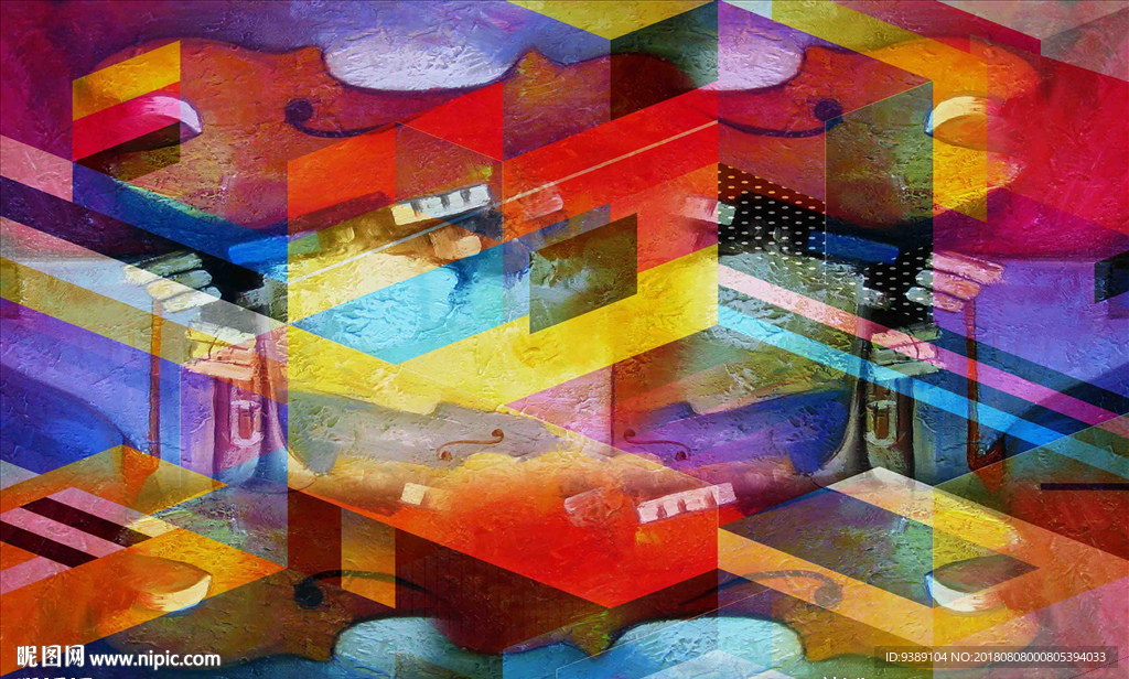 抽象油画