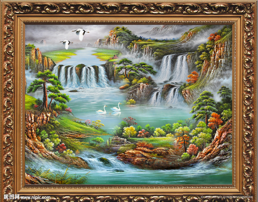风景山水油画