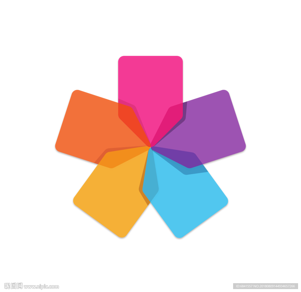 主题相册app花瓣状icon