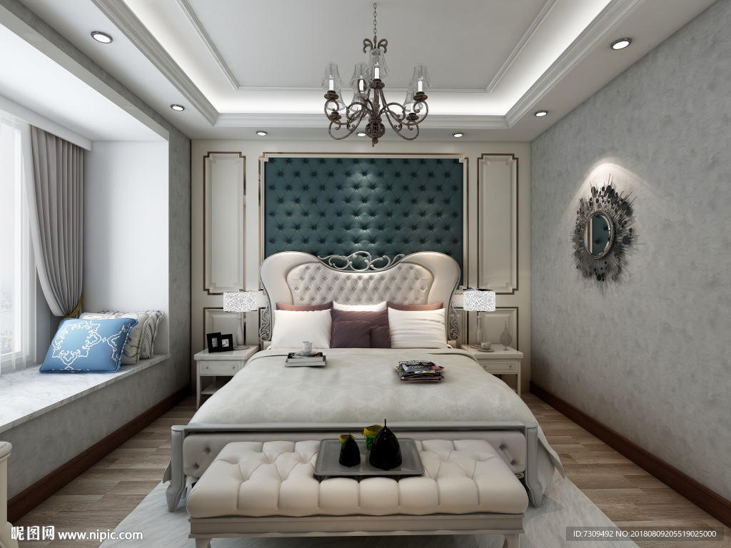 欧式卧室装修效果图