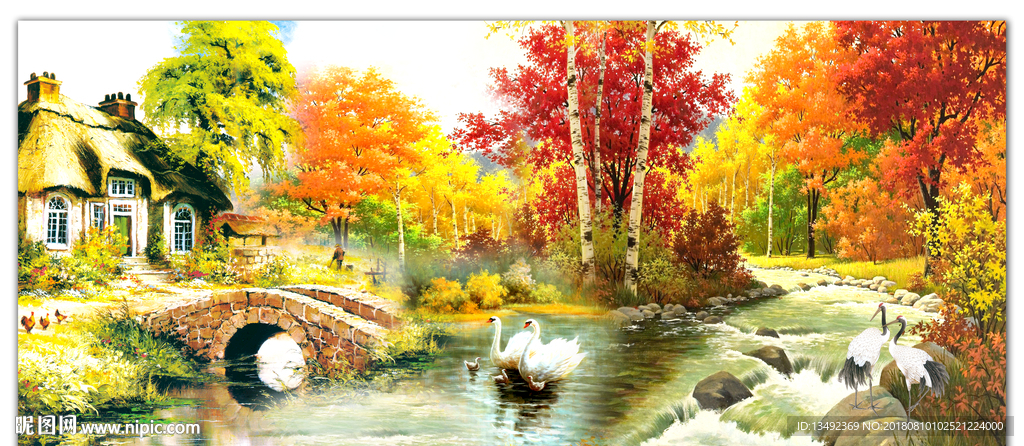 油画风景