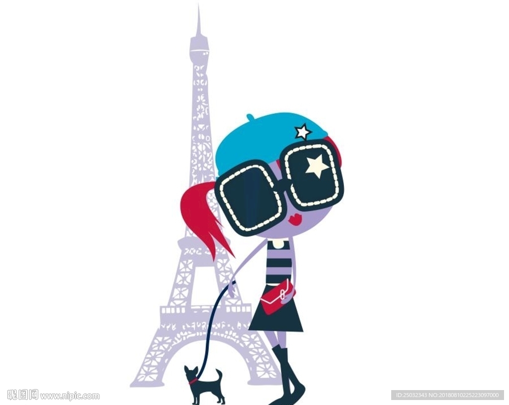 女童 弹力t恤 图案 cdr卡