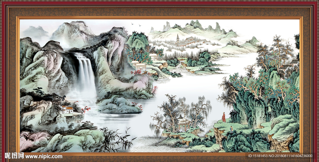 山水国画