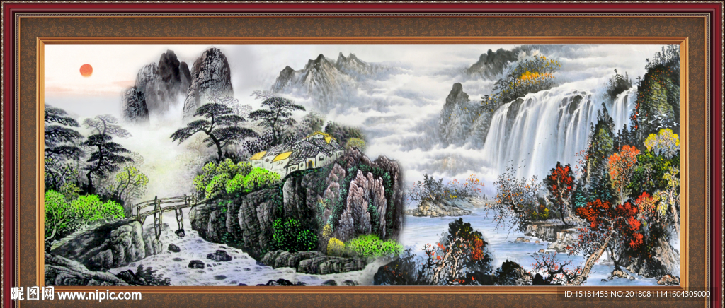 国画山水