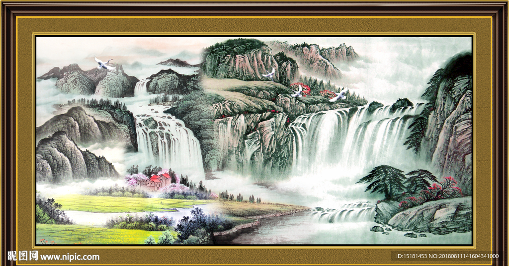 山水国画