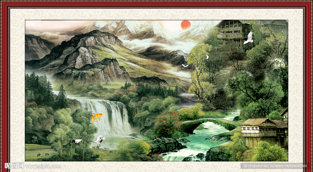 山水国画