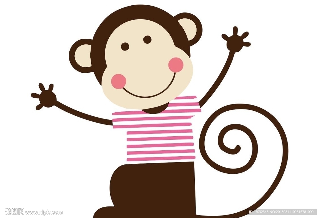 印花矢量图 t恤图案 可爱卡