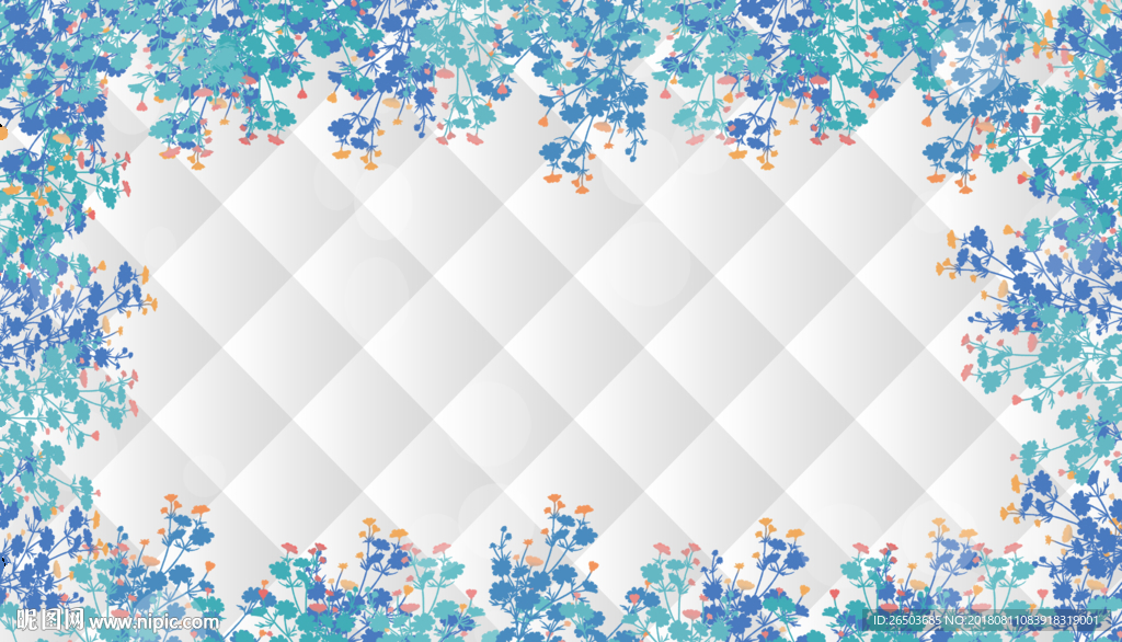 清新田园软包背景墙