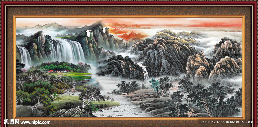 山水国画