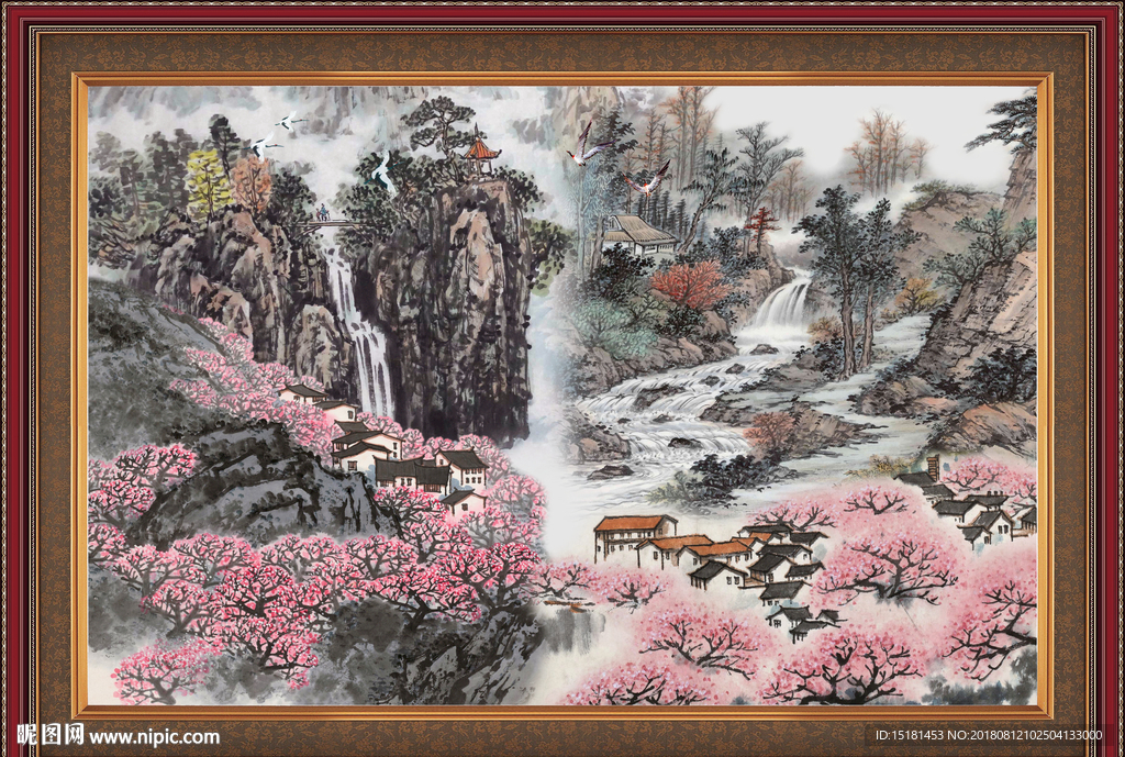 山水国画