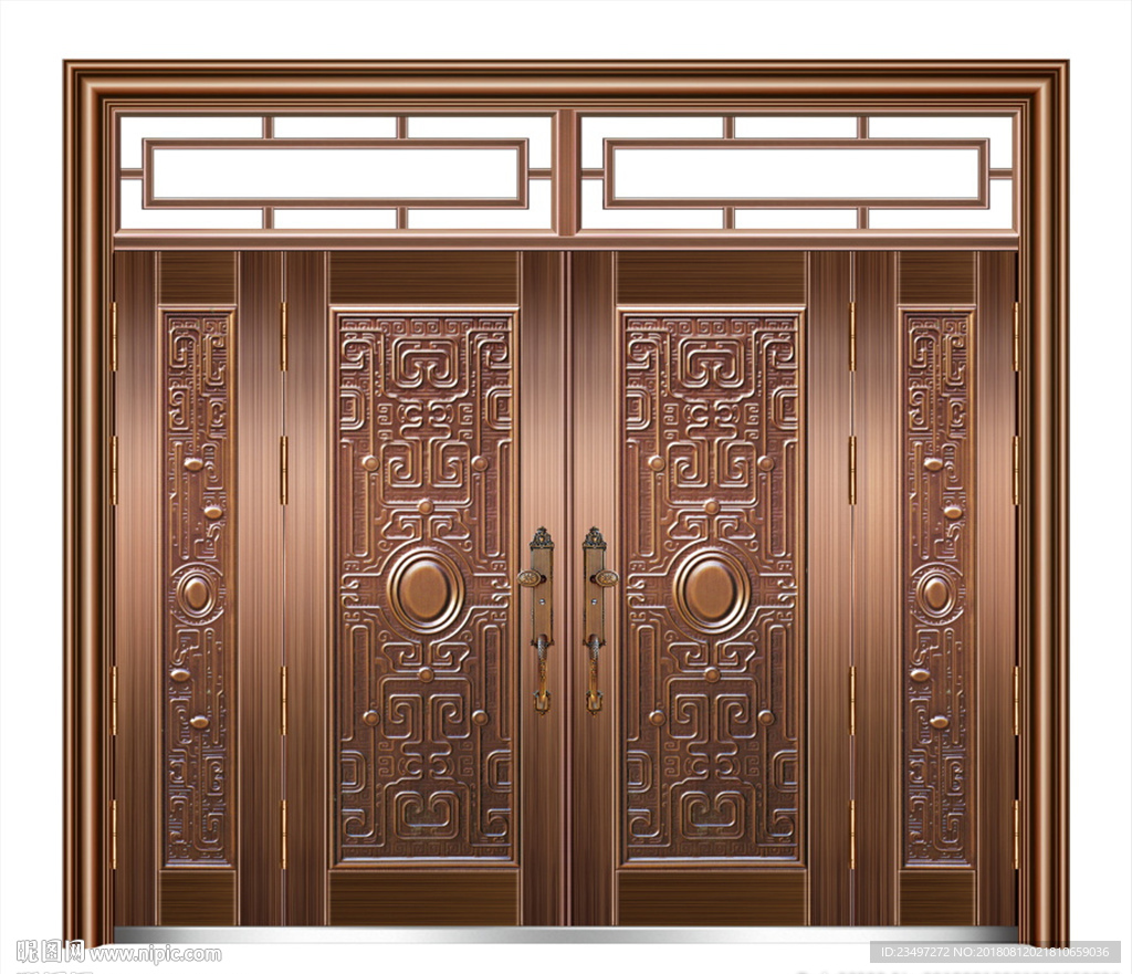 仿铜门
