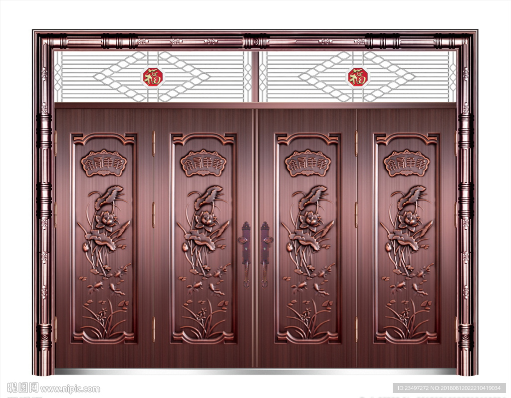 仿铜门