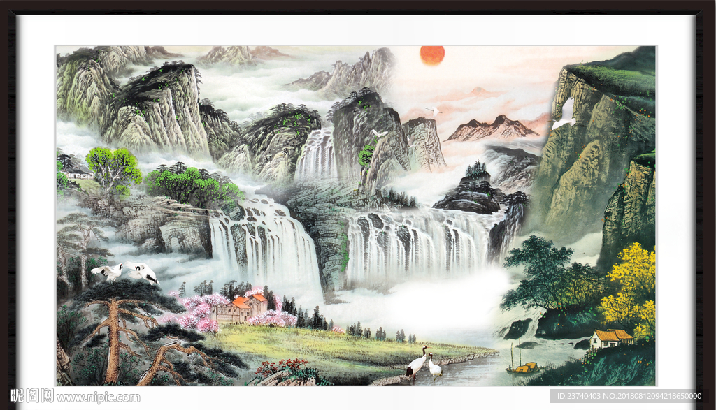 山水国画