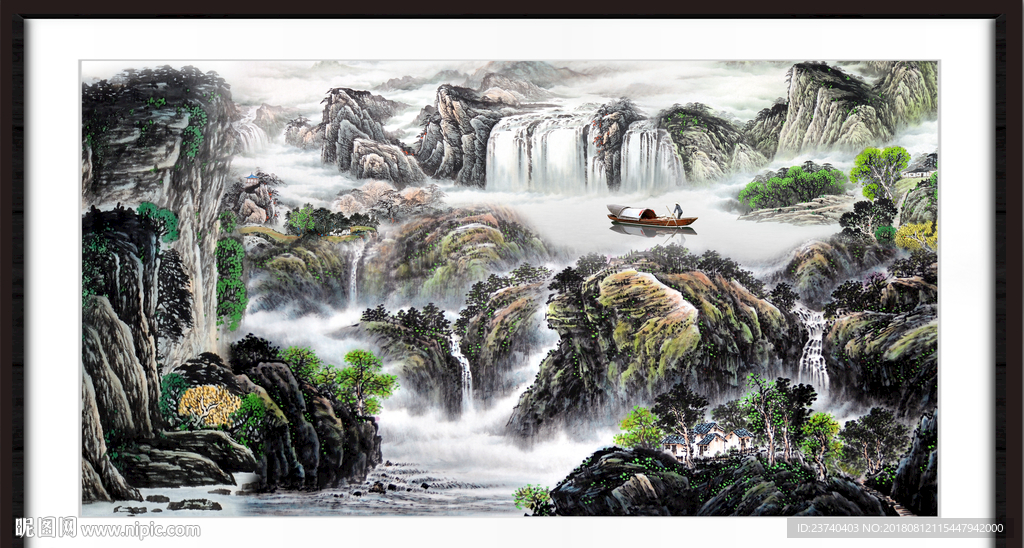 山水国画