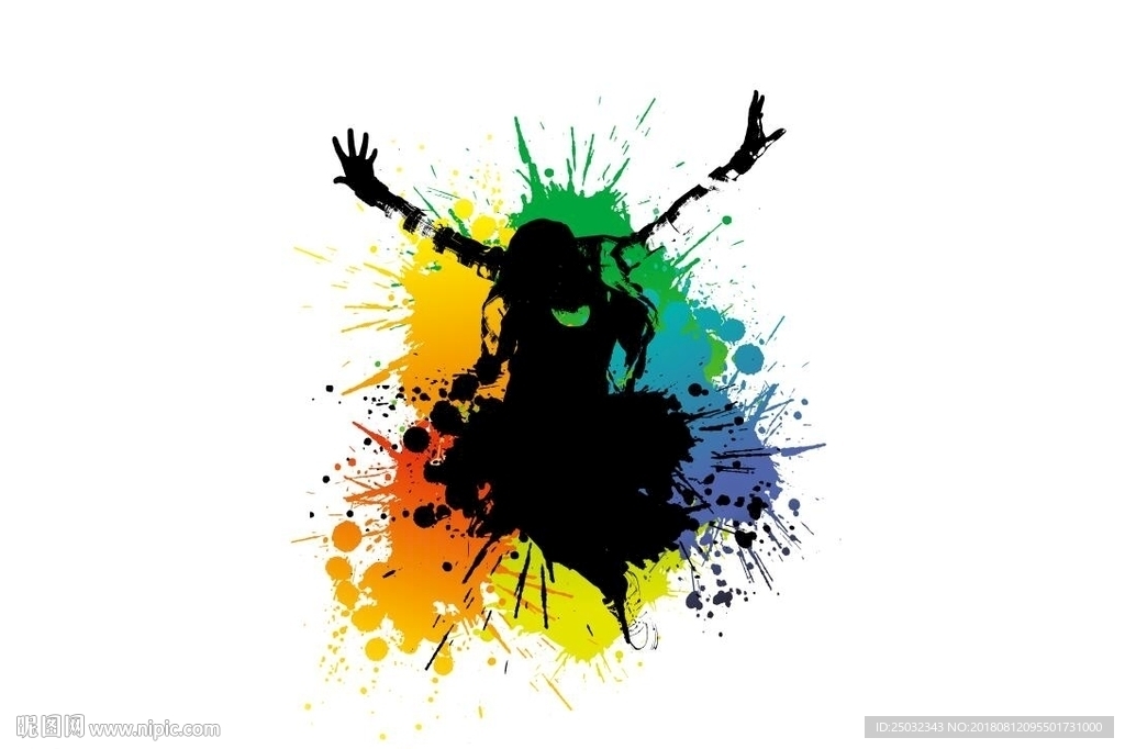 印花矢量图 靓仔装 t恤图案