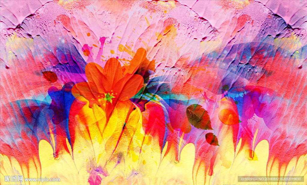 花卉油画