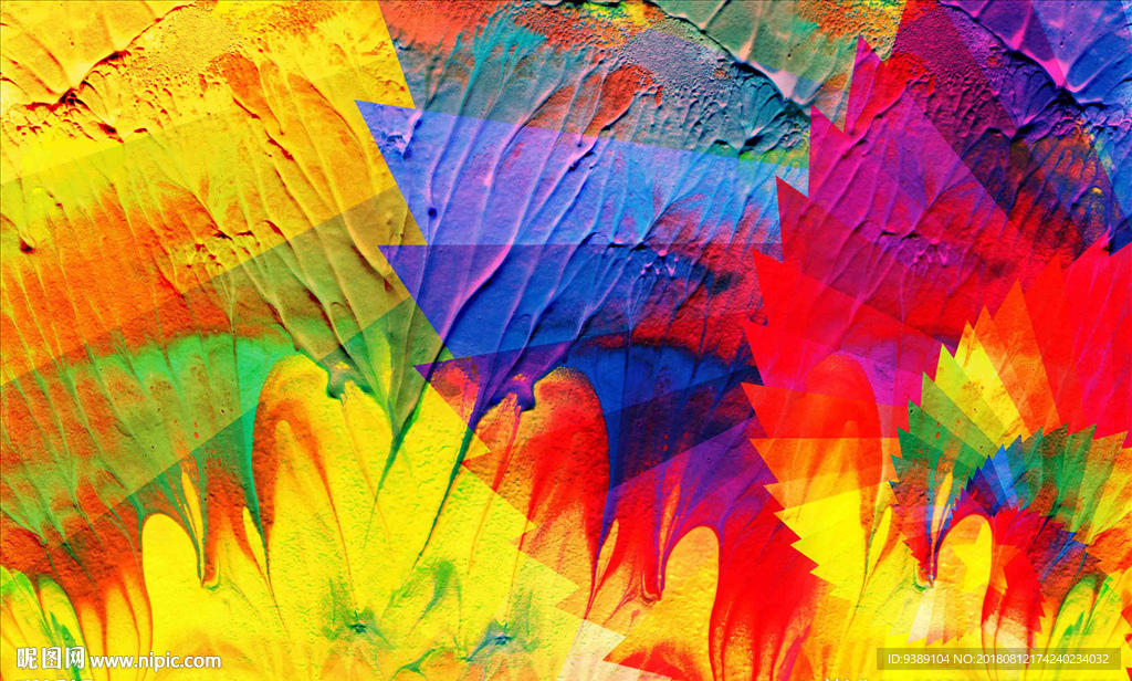 抽象油画
