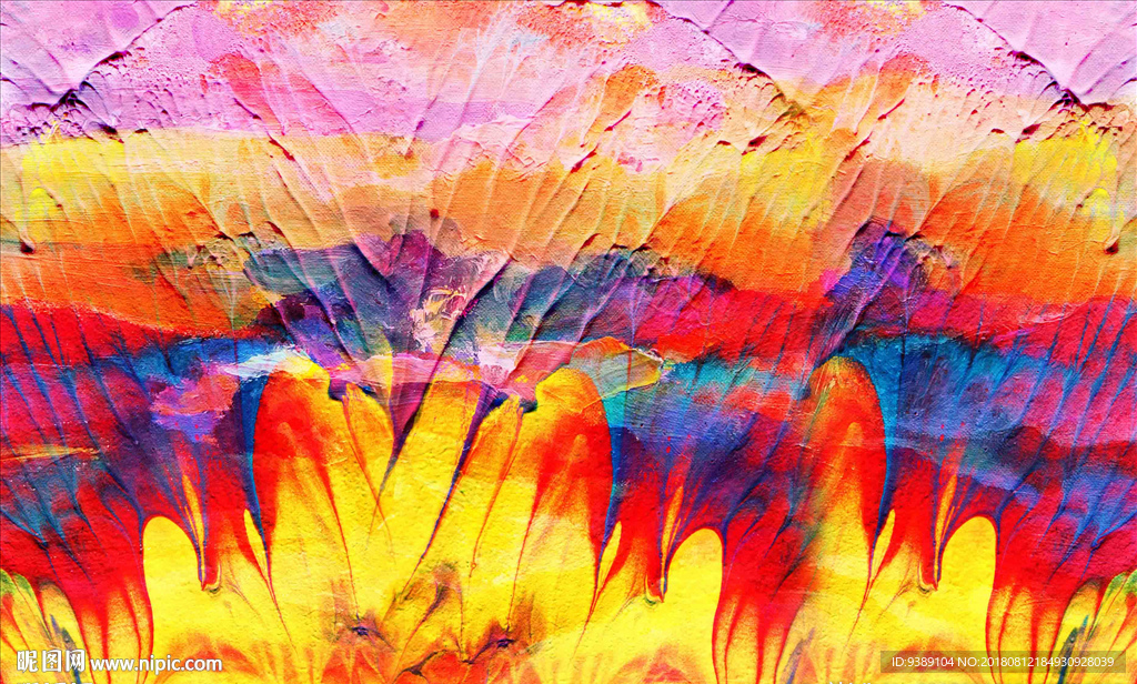 抽象油画