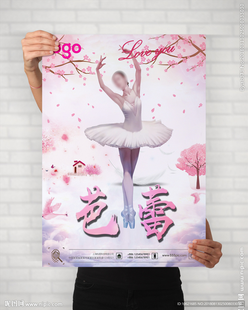 芭蕾舞海报(平面图）