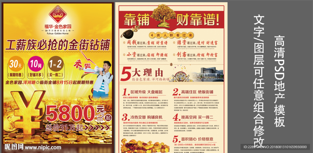 房地产商铺单页