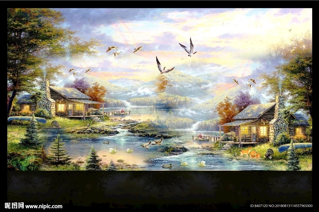 风景油画