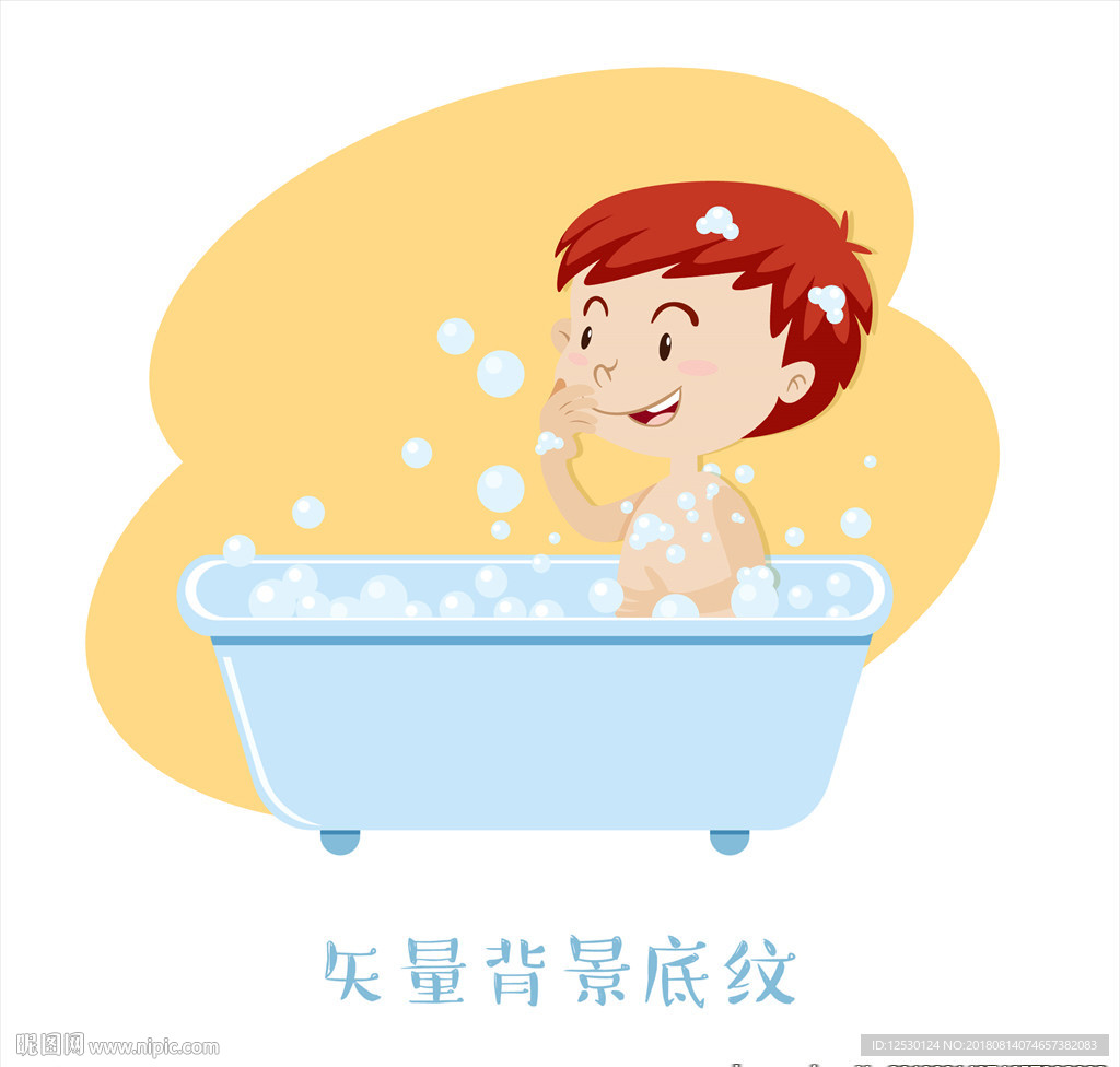韩国卡通胖女孩 浴室浴缸里洗澡的卷发娃娃… - 高清图片，堆糖，美图壁纸兴趣社区