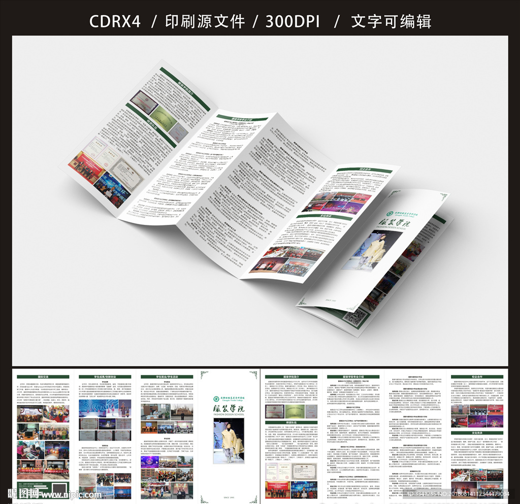 纺专四折页 平面图