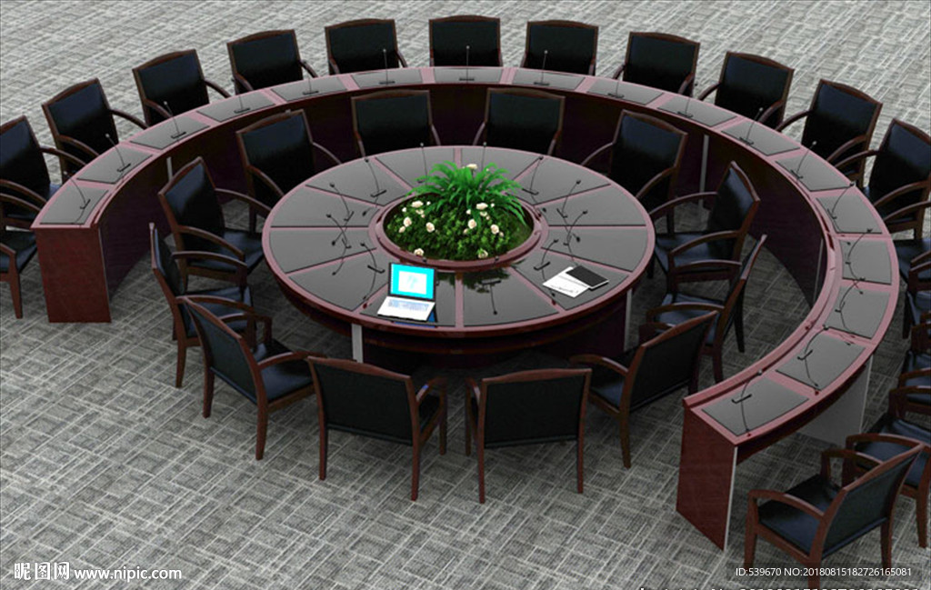 圆形会议桌