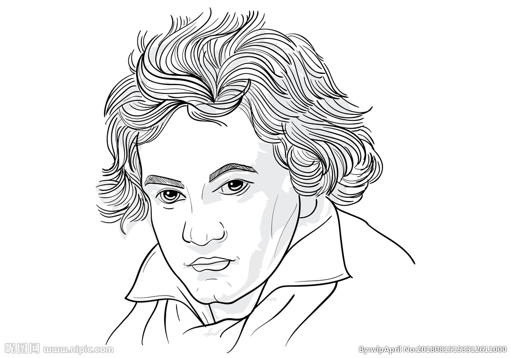 路德维希·凡·贝多芬插图