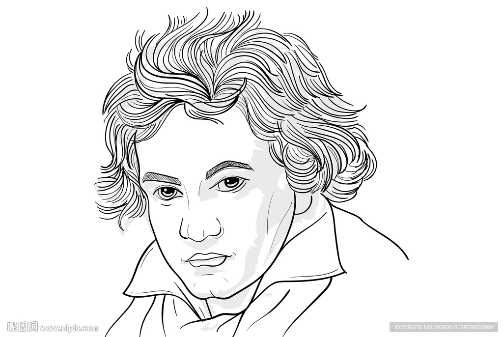 路德维希·凡·贝多芬插图