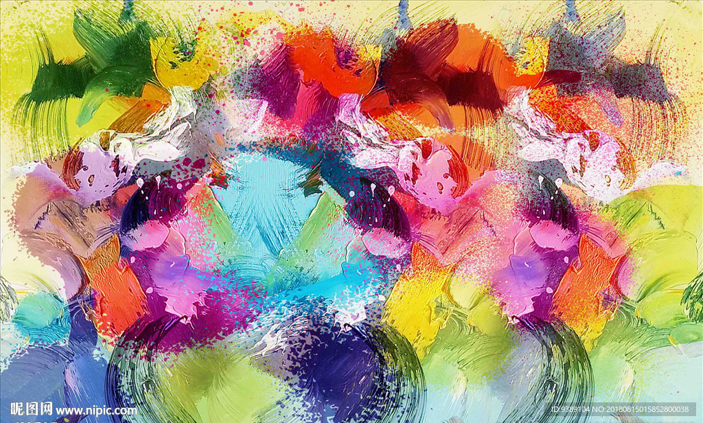 抽象油画