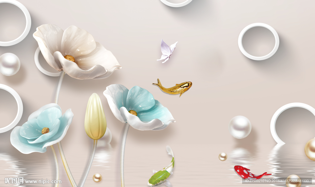 欧式简约背景墙