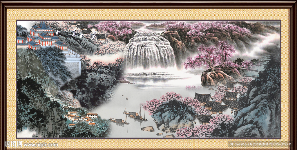 山水国画 锦绣河山