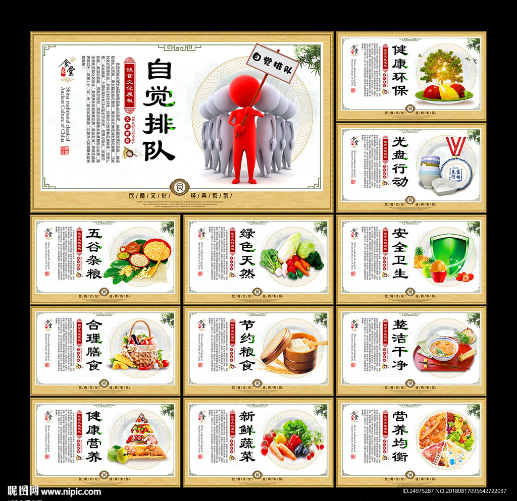 食堂文化展板
