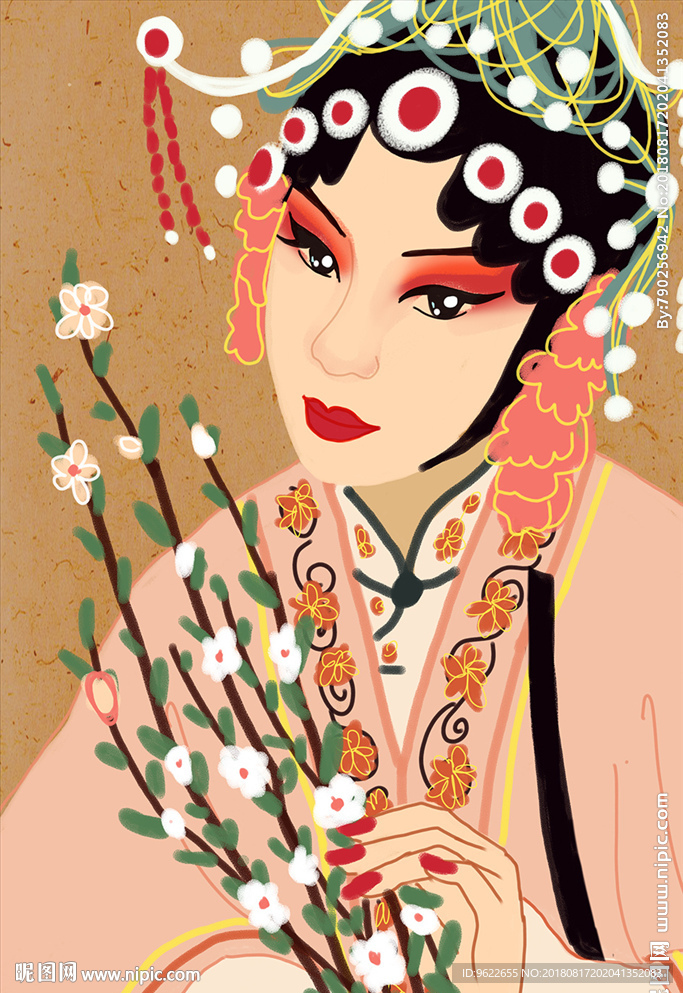 戏剧人物插画