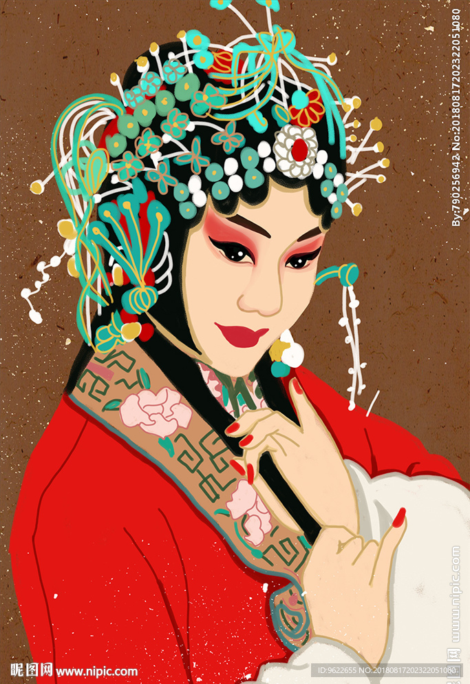 戏剧人物插画