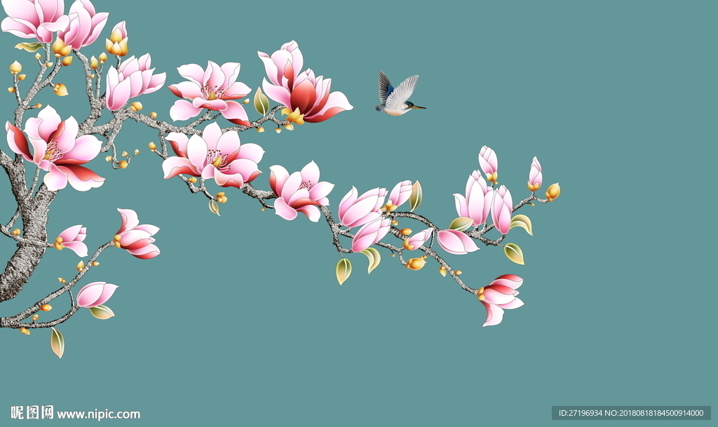 新中式花鸟图