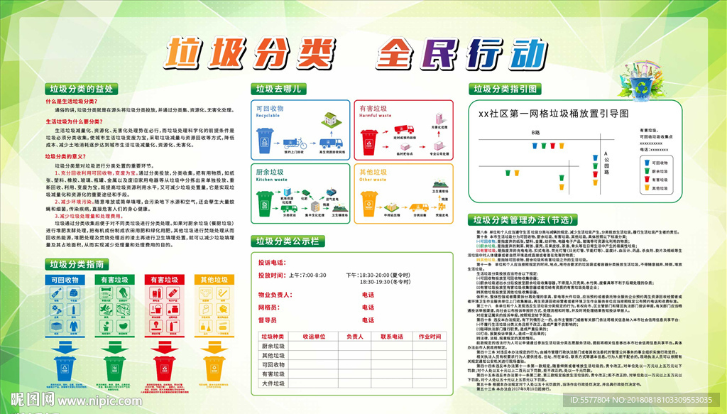 垃圾分类 全民行动