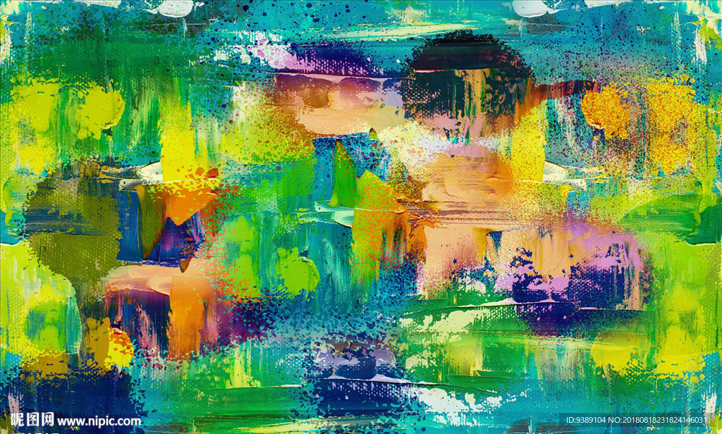 抽象油画