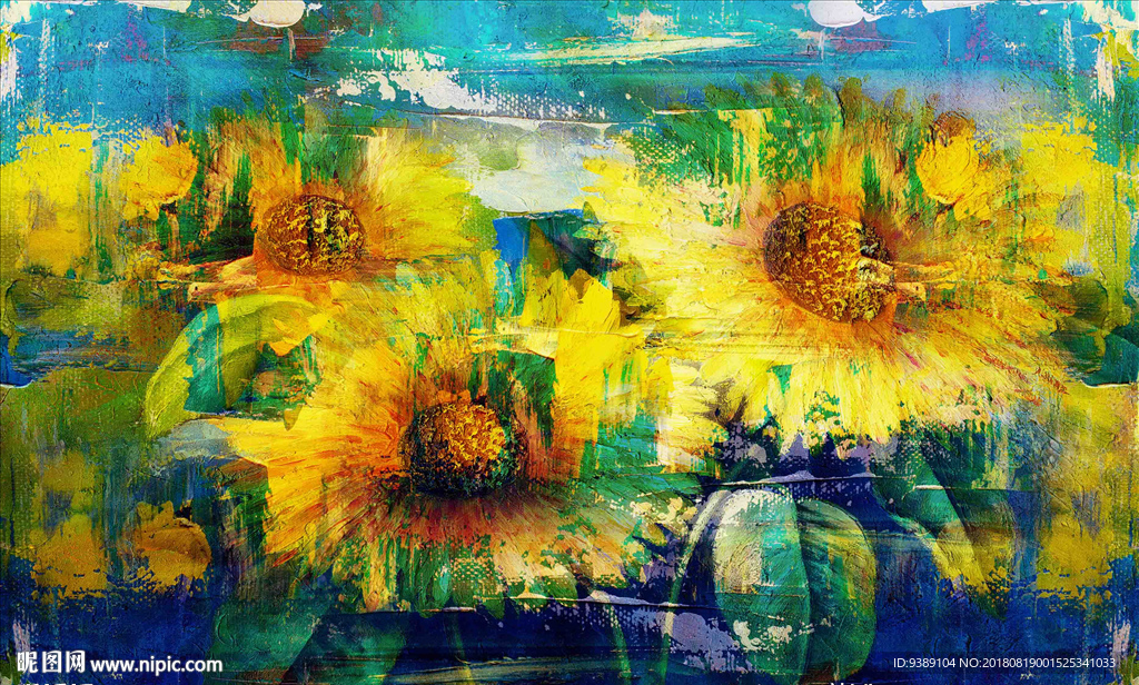 花卉油画