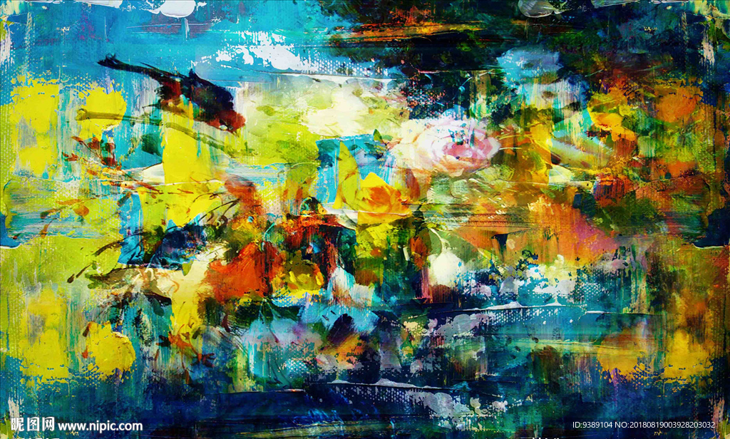 抽象油画