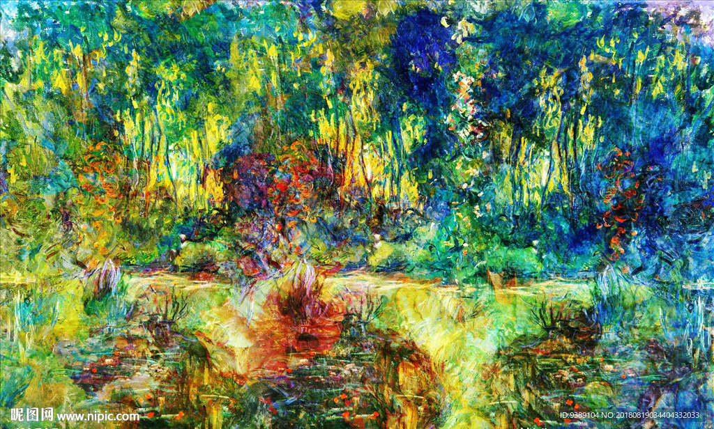 抽象油画