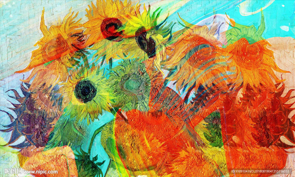 花卉油画