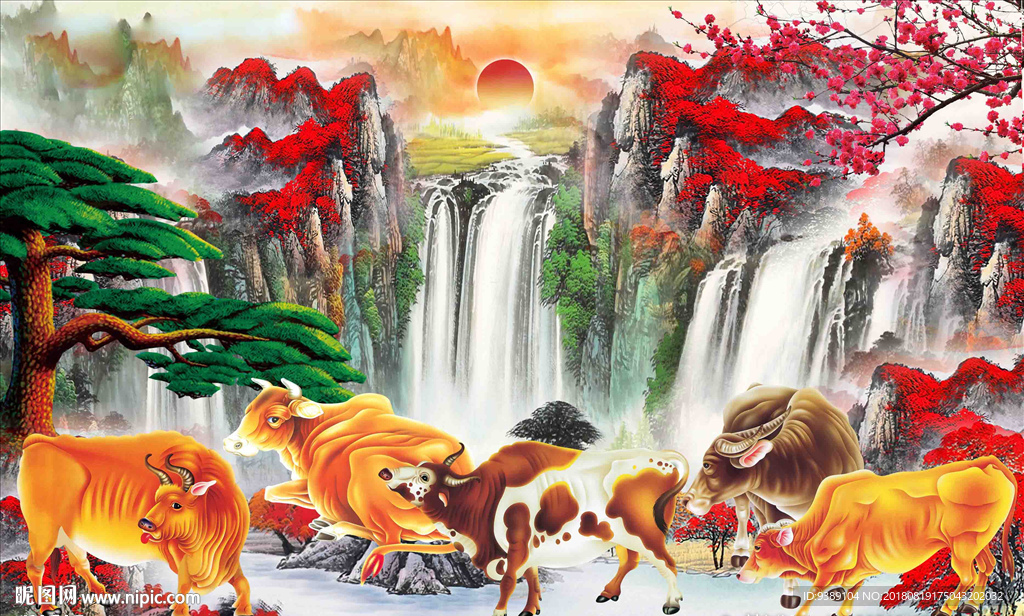 五牛图