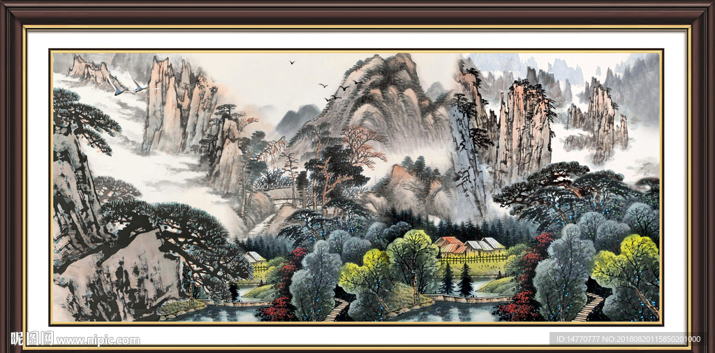 国画山水