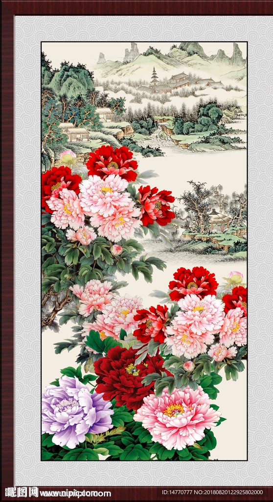 国画牡丹