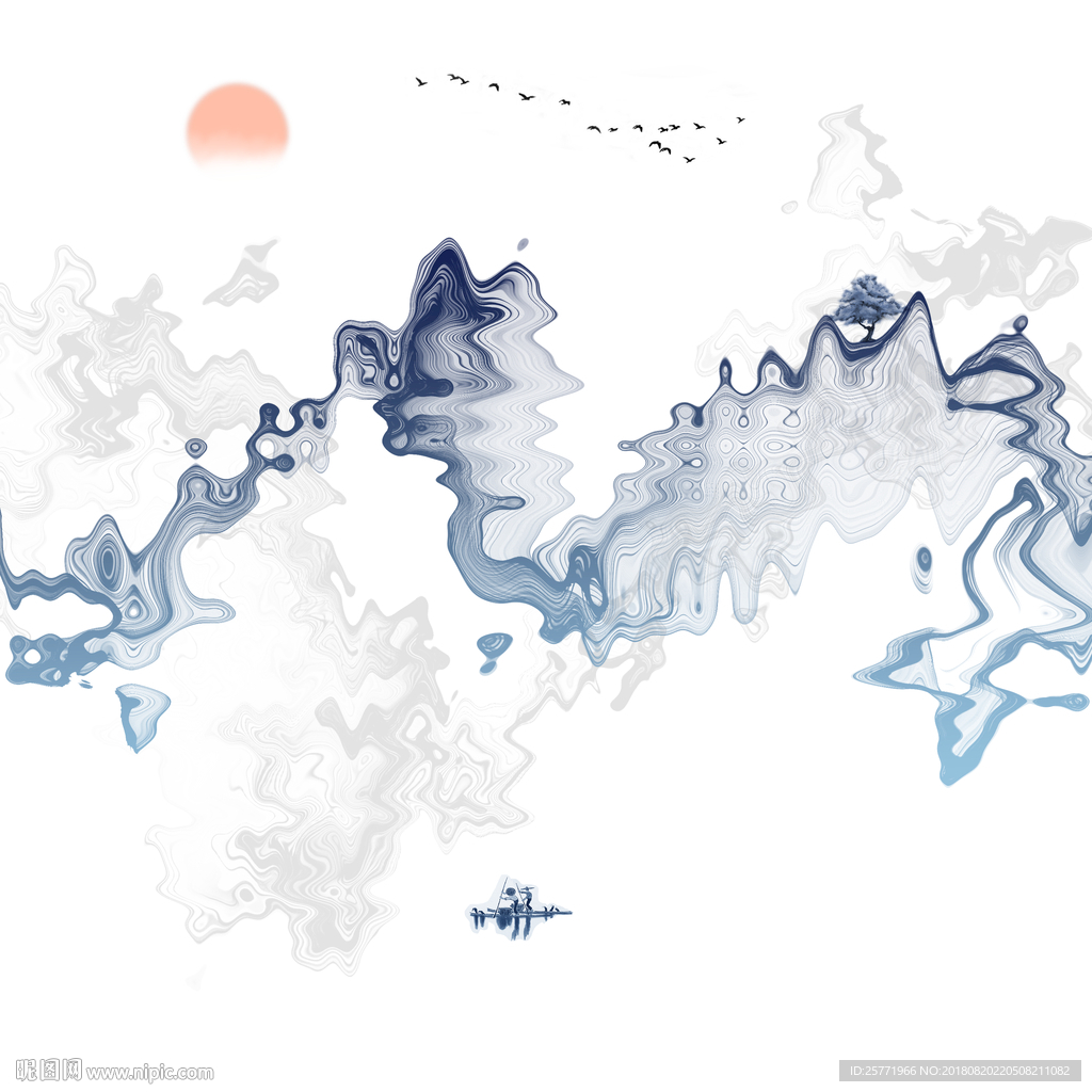 大型山水装饰画